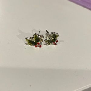 Mistletoe earrings